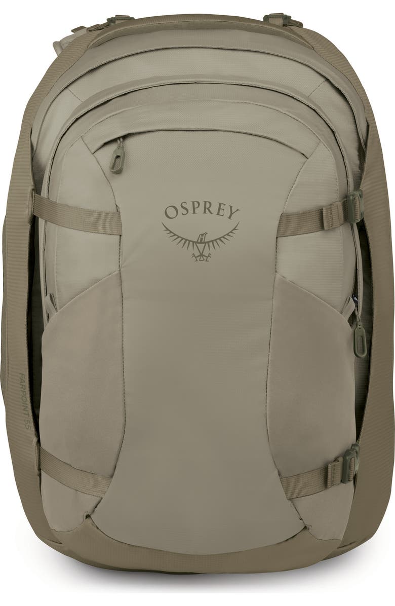 Osprey Farpoint<sup>™</sup> 55-Liter Travel Pack, Main, color, Sawdust Tan