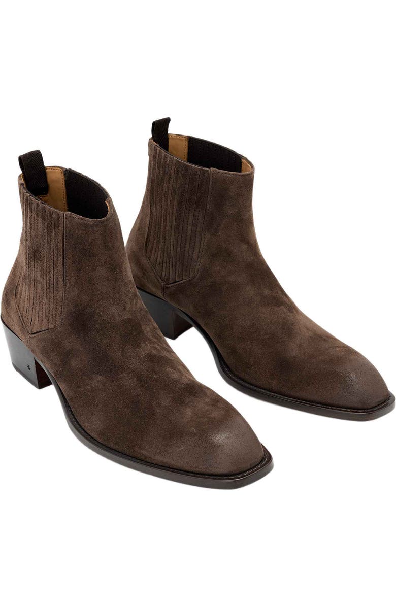 John Varvatos Rustin Chelsea Boot, Main, color, Chocolate