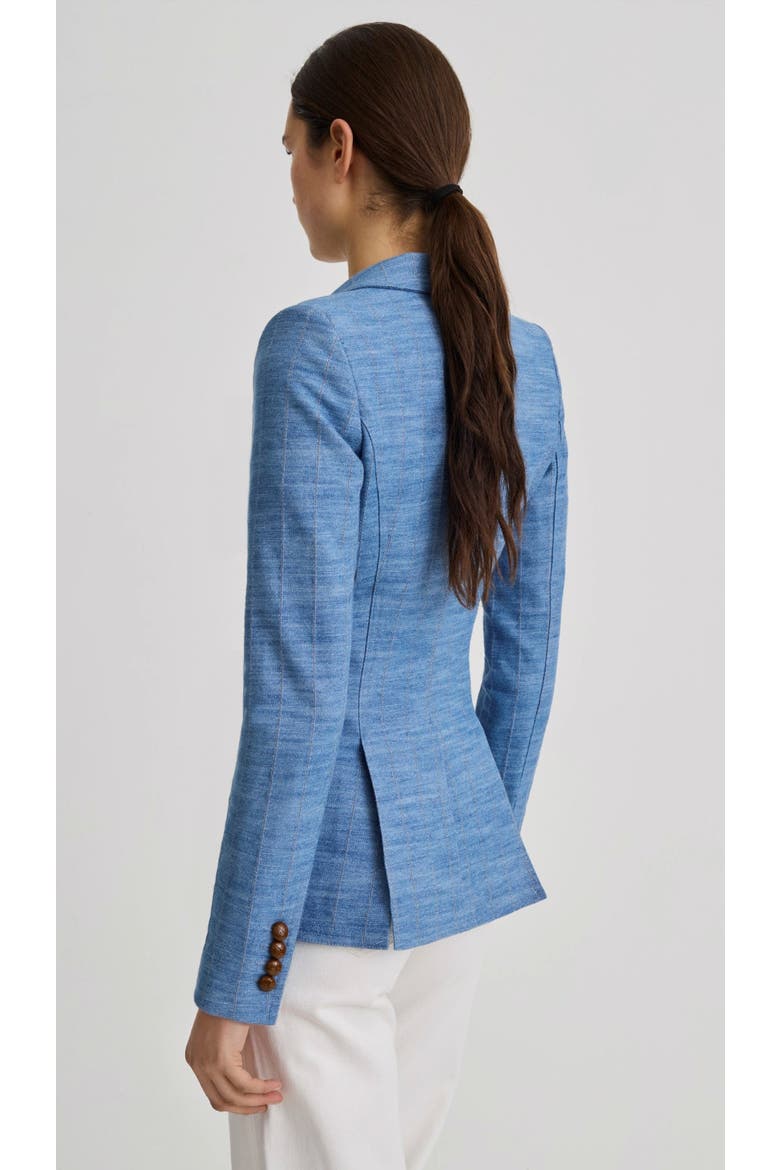 Denim Hutton Blazer, Alternate, color, Denim Stripe