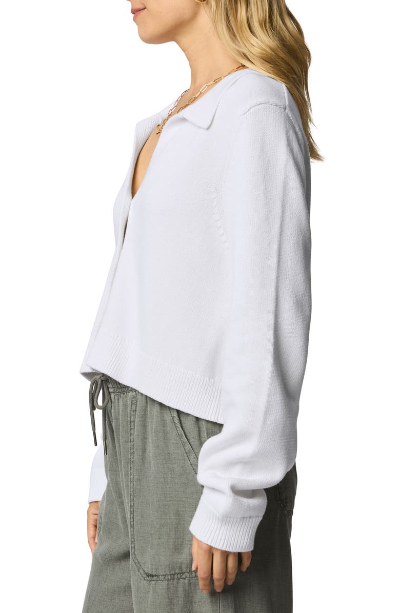 Splendid Nicolette Cotton Johnny Collar Cardigan, Alternate, color,