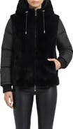 Lyla Grant Fur-Free Mink (Faux Fur) Quilted Jacket, Hood