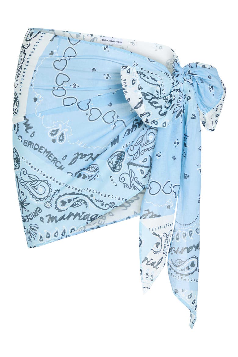 Bandana Tie Sarong, Main, color, Blue