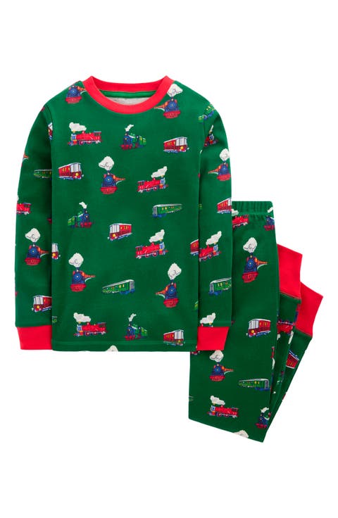Kids' Fitted Long John Pajamas