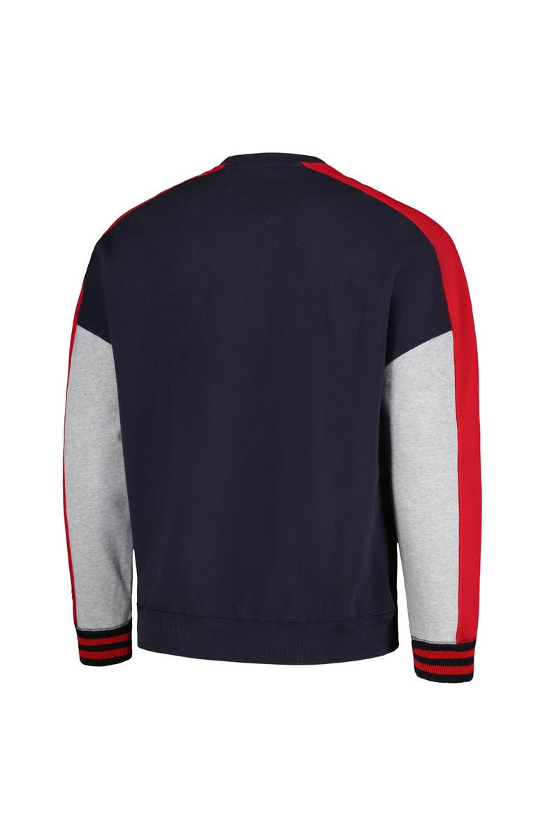5TH AND OCEAN BY NEW ERA Men's 5th & Ocean by New Era Navy USMNT Athleisure Pullover Sweatshirt, Alternate, color, Navy