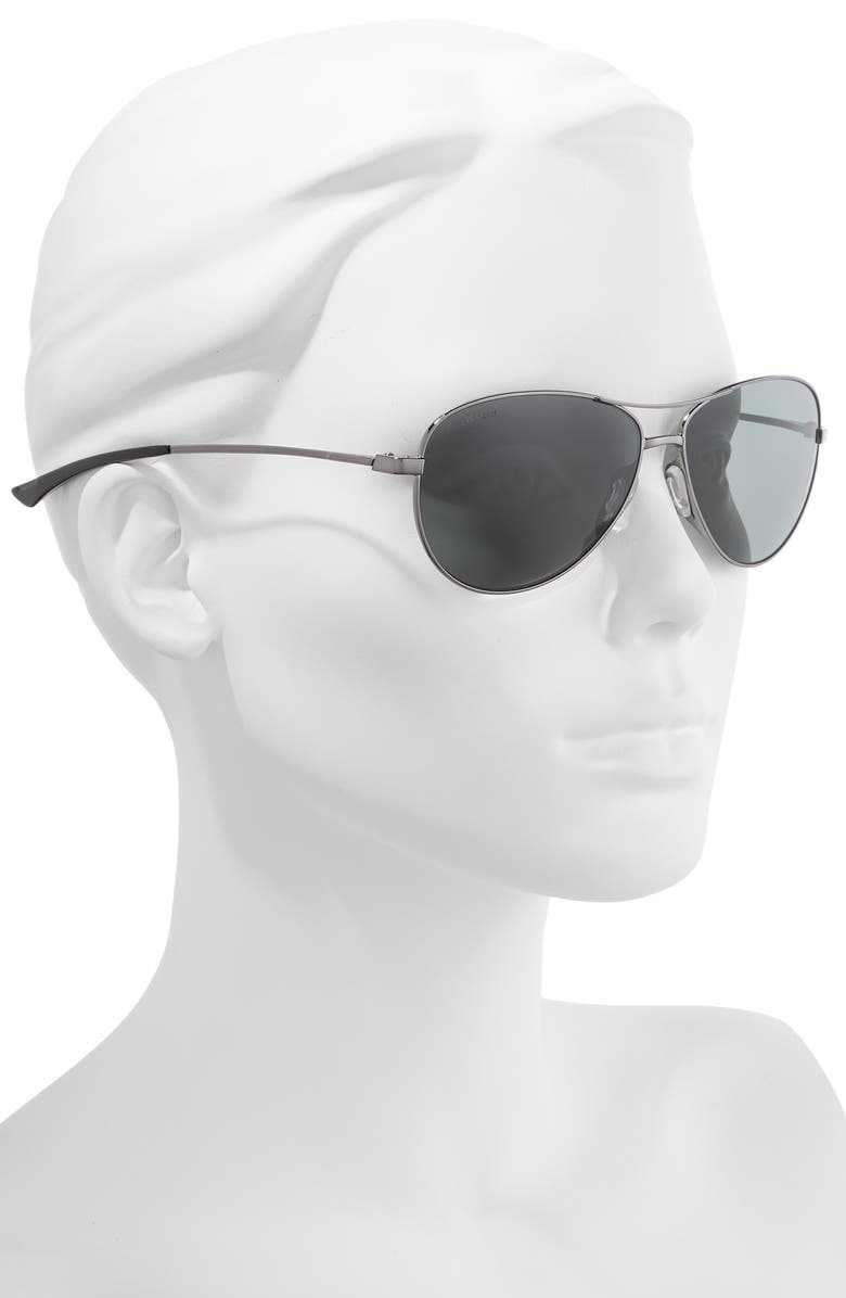 Smith Langley 60mm ChromaPop<sup>™</sup> Polarized Aviator Sunglasses, Alternate, color, 