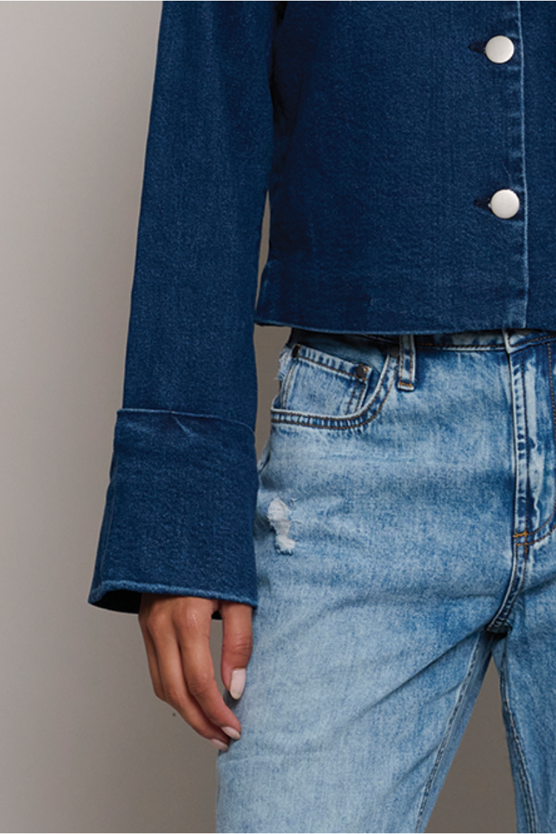 Jane Denim Jacket, Alternate, color, Beekman St.