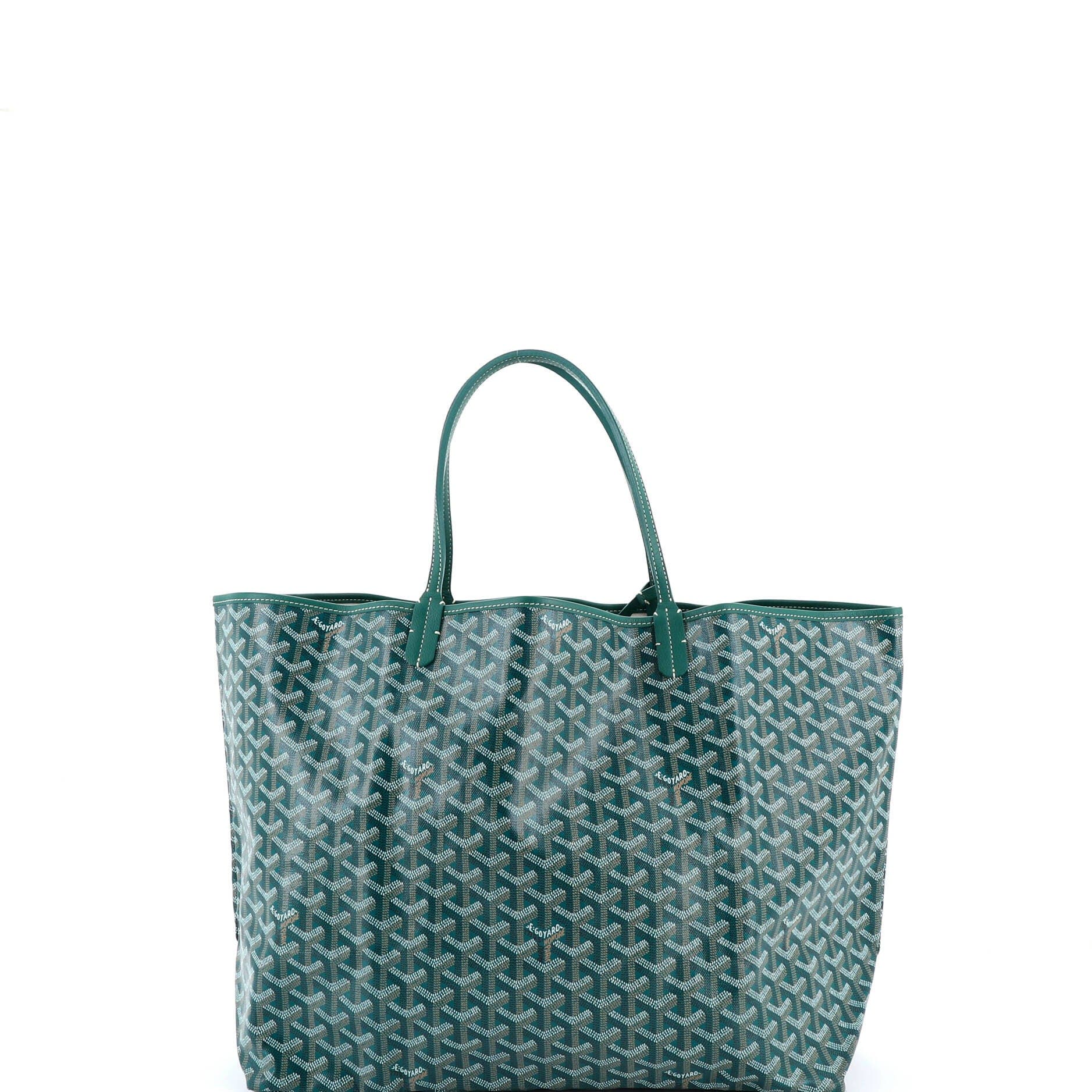 Pre-Owned Goyard Saint Louis Tote Coated Canvas GM, Alternate, color, Green