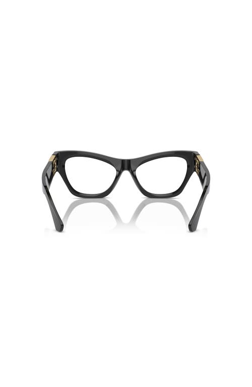 Burberry 53mm Cat Eye Optical Glasses In Gray