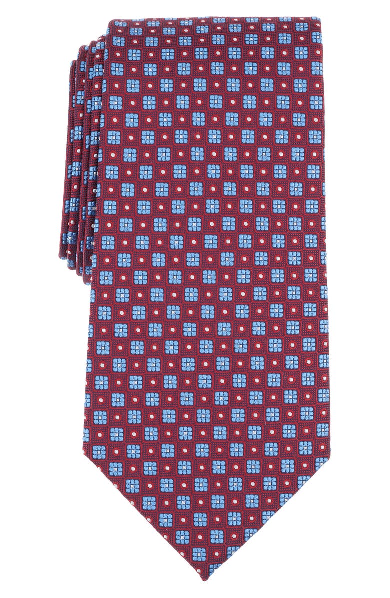 Brooks Brothers Diamond Geometric Tie, Main, color, Red