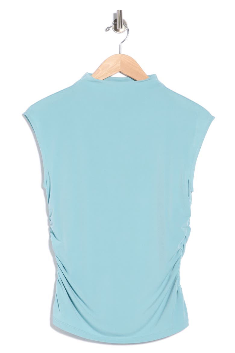 Funnel Neck Jersey Top, Alternate, color, CAMEO BLUE