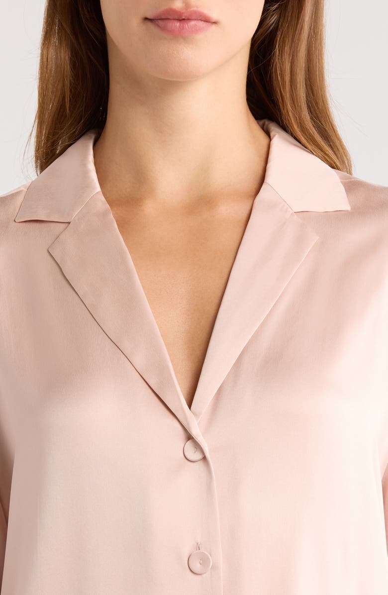 Lunya Washable Silk Pajamas, Alternate, color, Delicate Pink