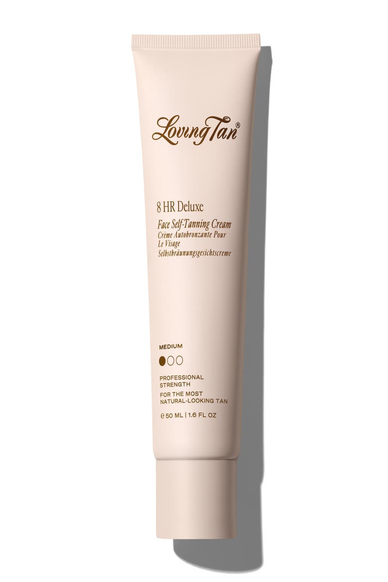 8 HR Deluxe Face Self-Tanning Cream, Main, color, MEDIUM