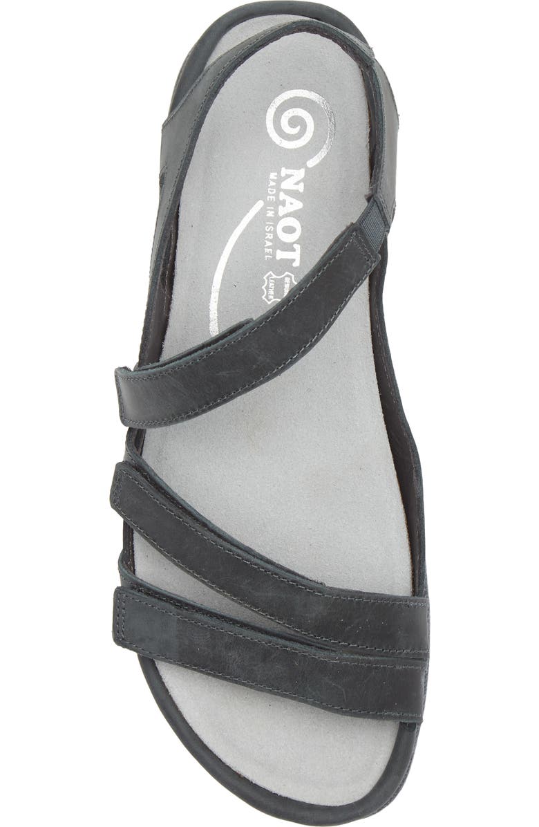 Naot Whetu Water Repellent Sandal, Alternate, color, Oily Shadow Nubuck