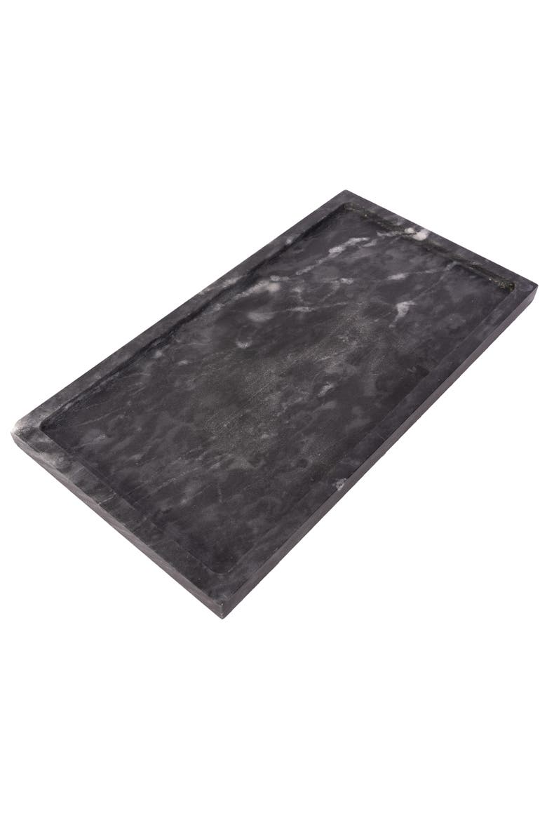 Artifacts Trading Company<sup>™</sup> Artifacts Trading Company Rectangular Marble Tray, Main, color, Black Matte