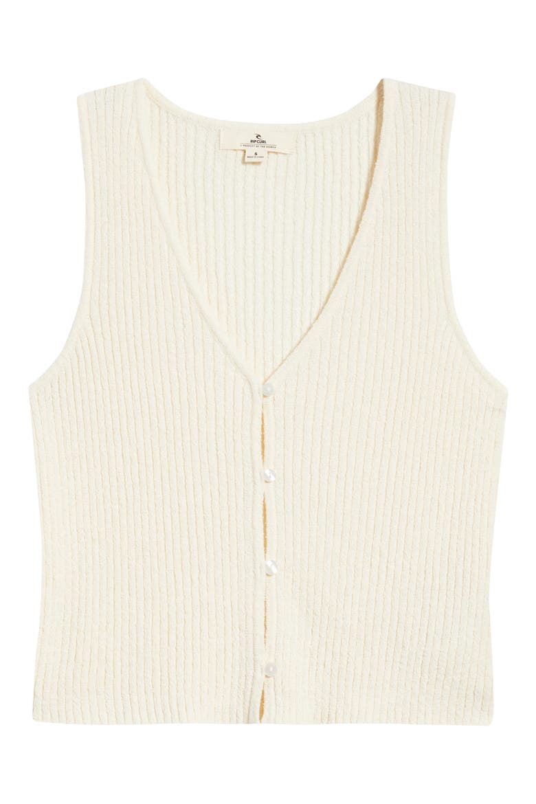 Catalina Island Knit Vest, Alternate, color, OFF WHITE