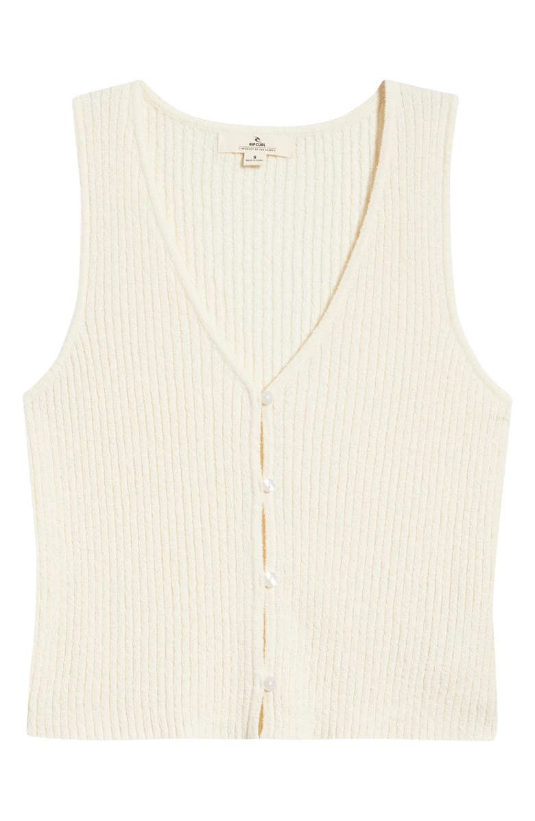 Rip Curl Catalina Island Knit Vest, Main, color, Off White