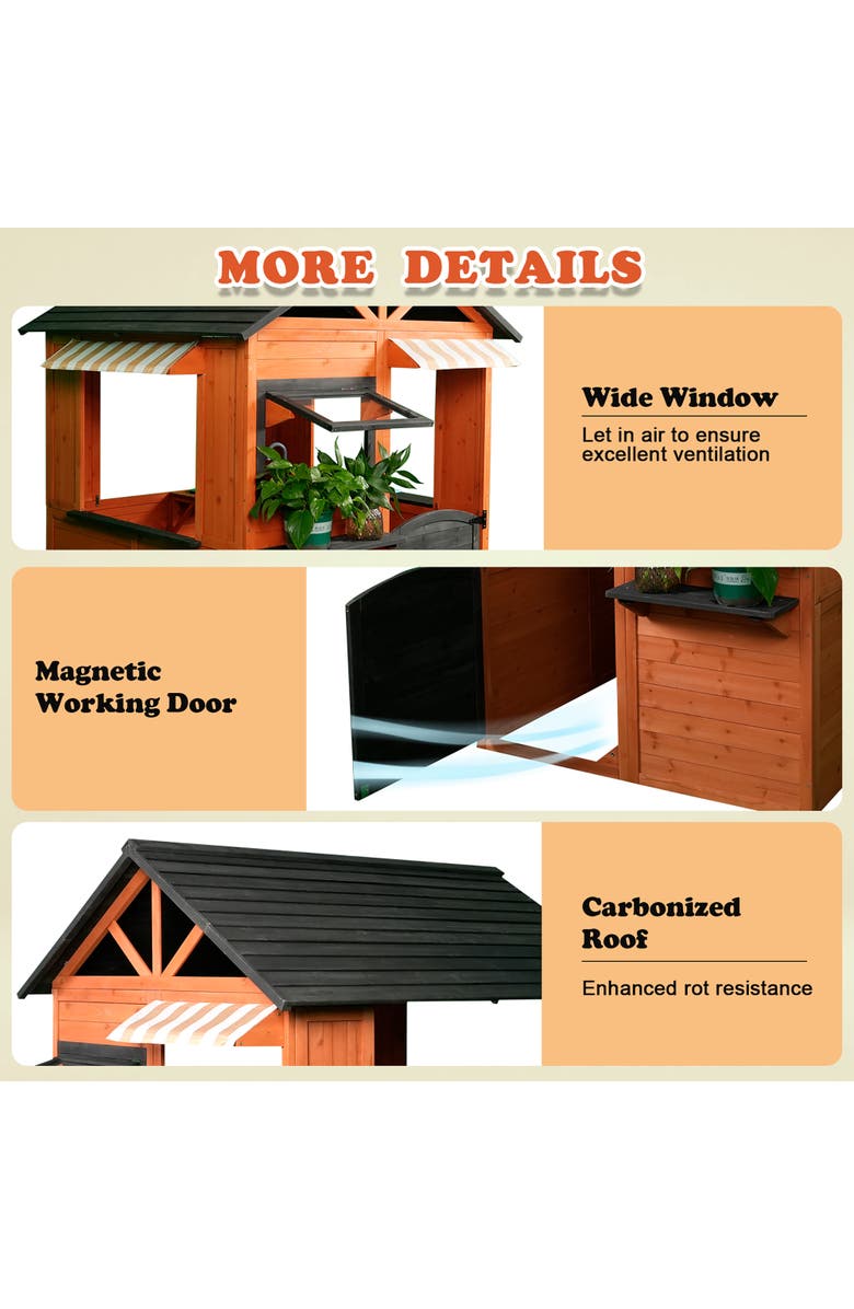 Easy Playhouse Outdoor Wooden Playhouse, Alternate, color, 