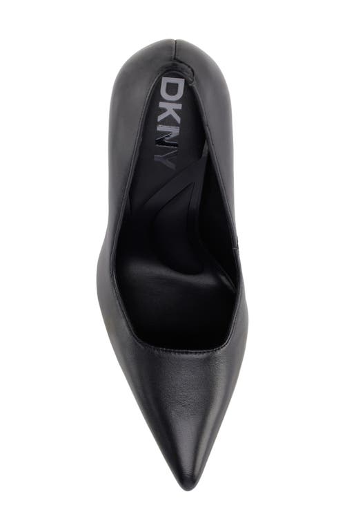 Dkny Mickel Pointed Toe Pump In Black
