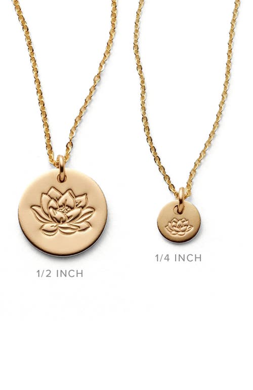 Made By Mary July Birth Flower Necklace