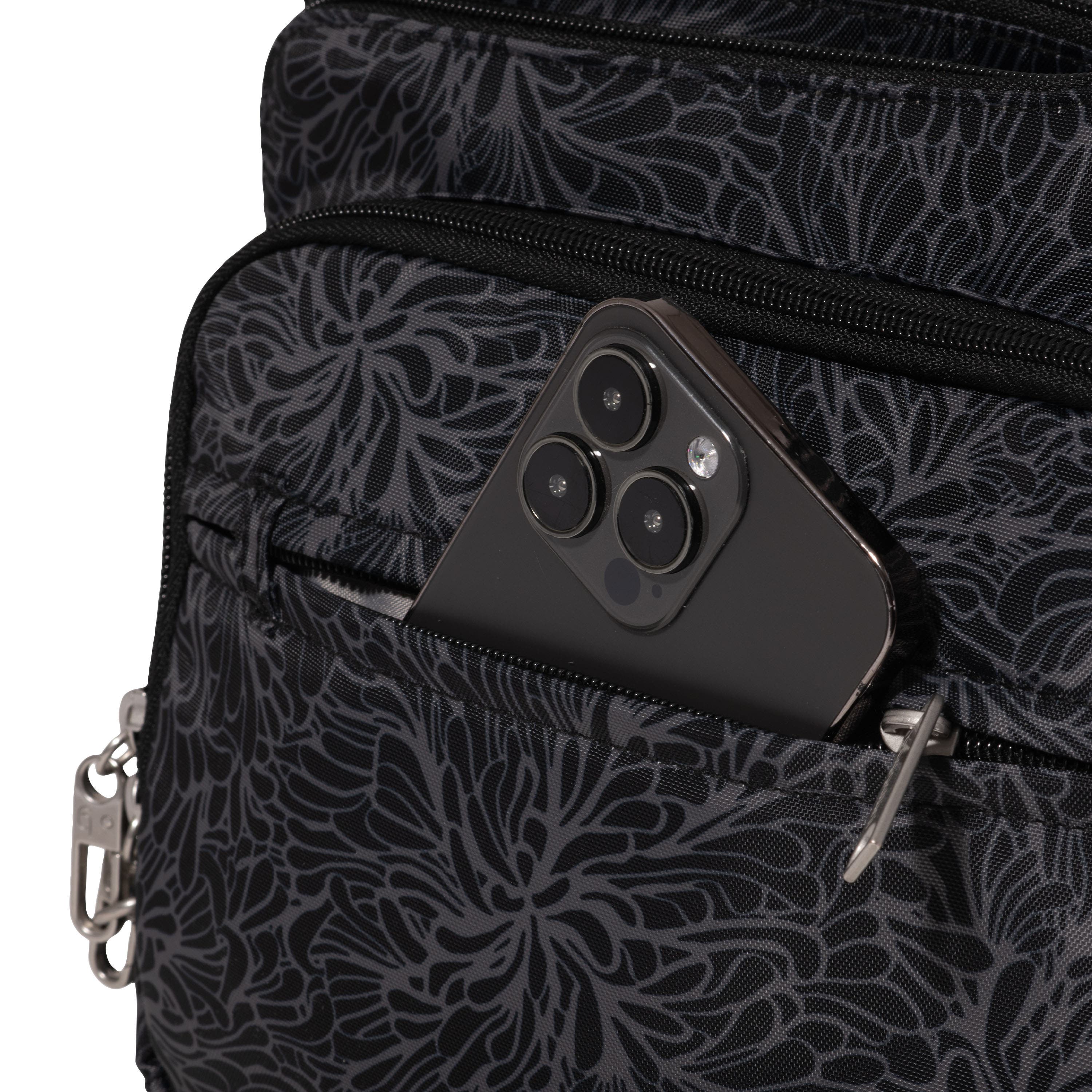 BAGGALLINI Securtex Anti-Theft Crossover Crossbody, Alternate, color, Midnight Blossom