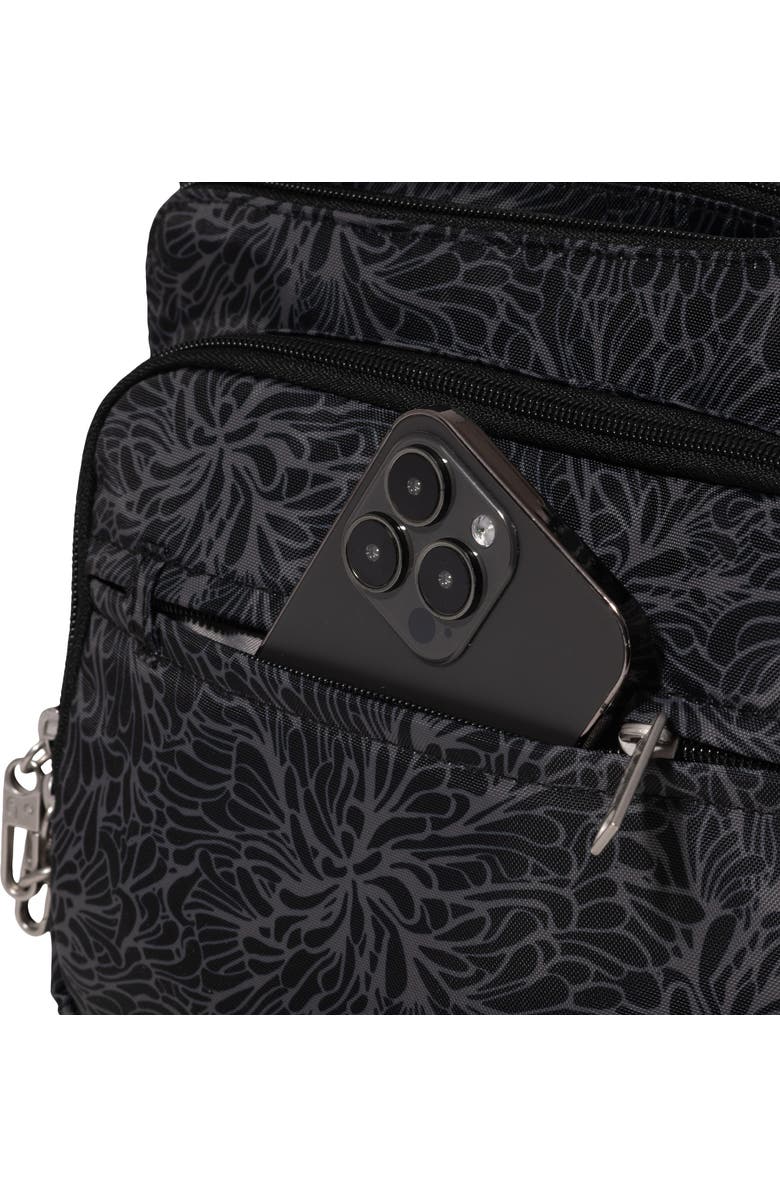 BAGGALLINI Securtex Anti-Theft Crossover Crossbody, Alternate, color, Midnight Blossom