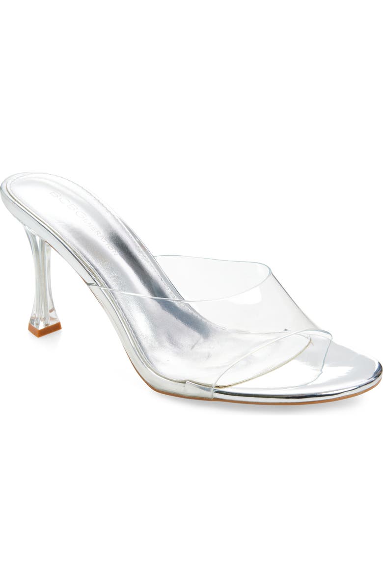 BCBGeneration Martina Transparent Cuff Sandal, Main, color,