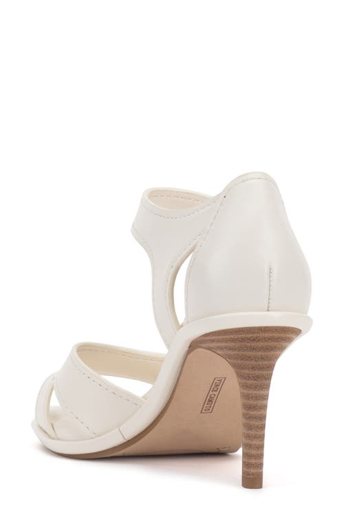 Vince Camuto Faraz Ankle Strap Sandal In White