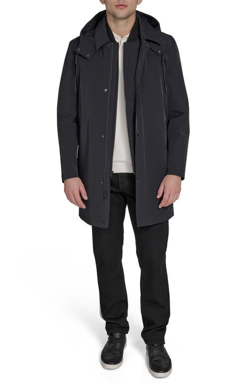Cole Haan 3-in-1 Hooded Mackintosh In Black