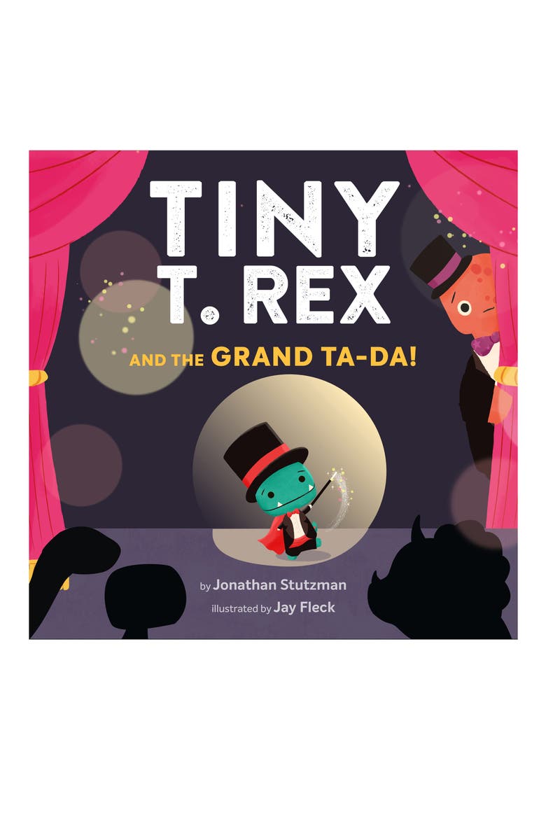'Tiny T. Rex and the Grand Ta-Da!' Book, Main, color, BLACK MULTI