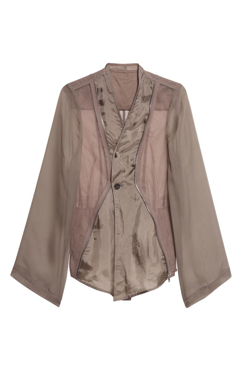 Rick Owens Temple Stag Jacket, Main, color, Dust