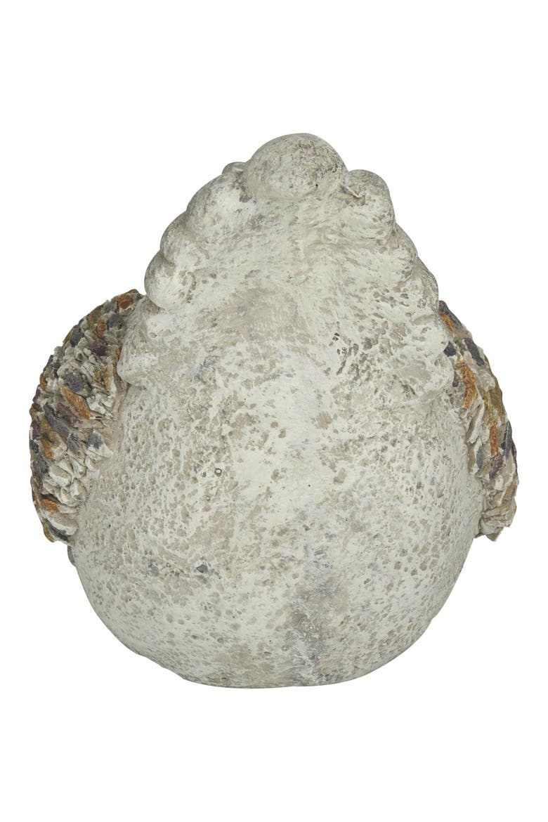 Farmhouse Polystone Chicken Garden Statue, Alternate, color, GRAY