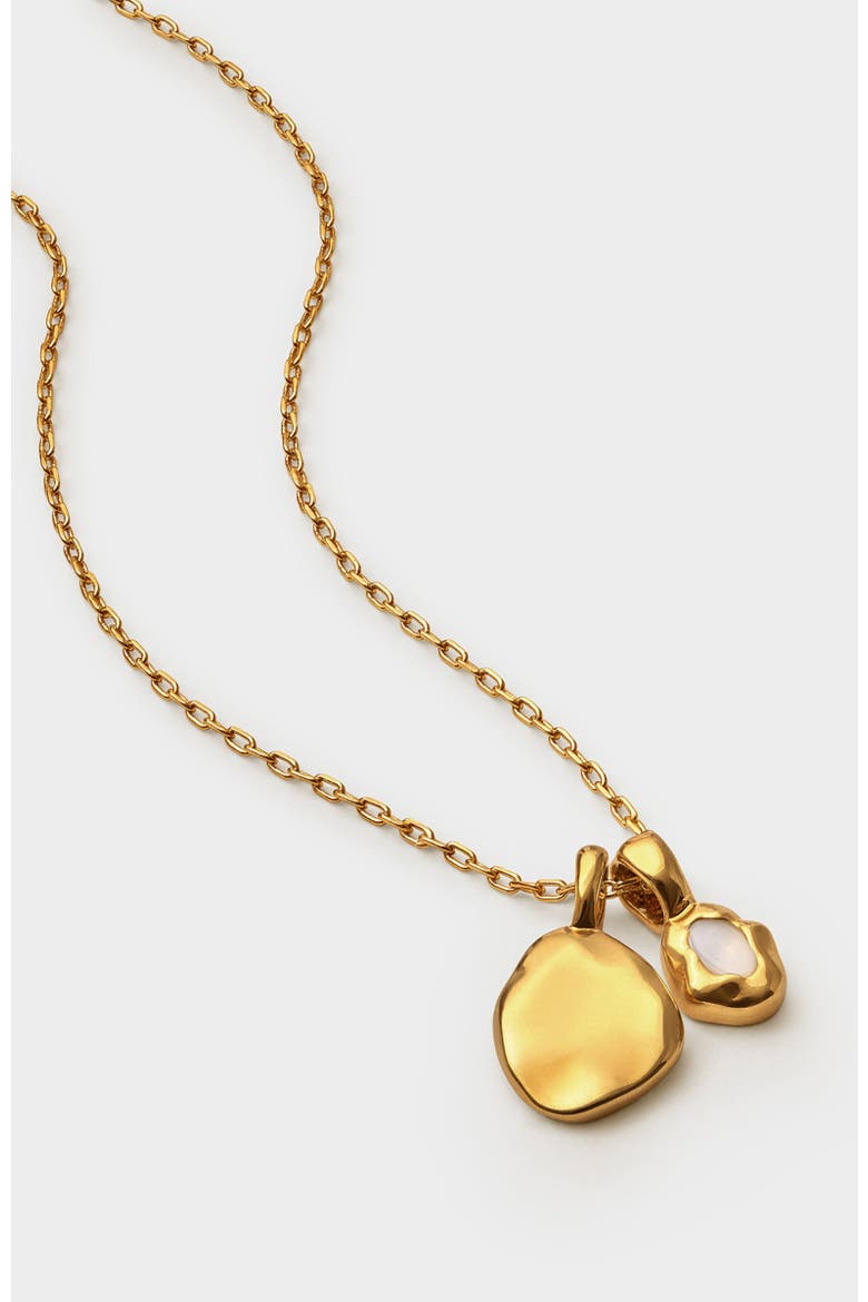 Birthstone Necklace, Alternate, color, April (Rock Crystal)