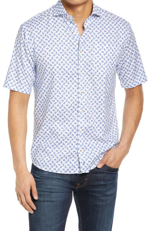 Wendell Floral Short Sleeve Button-Up Shirt