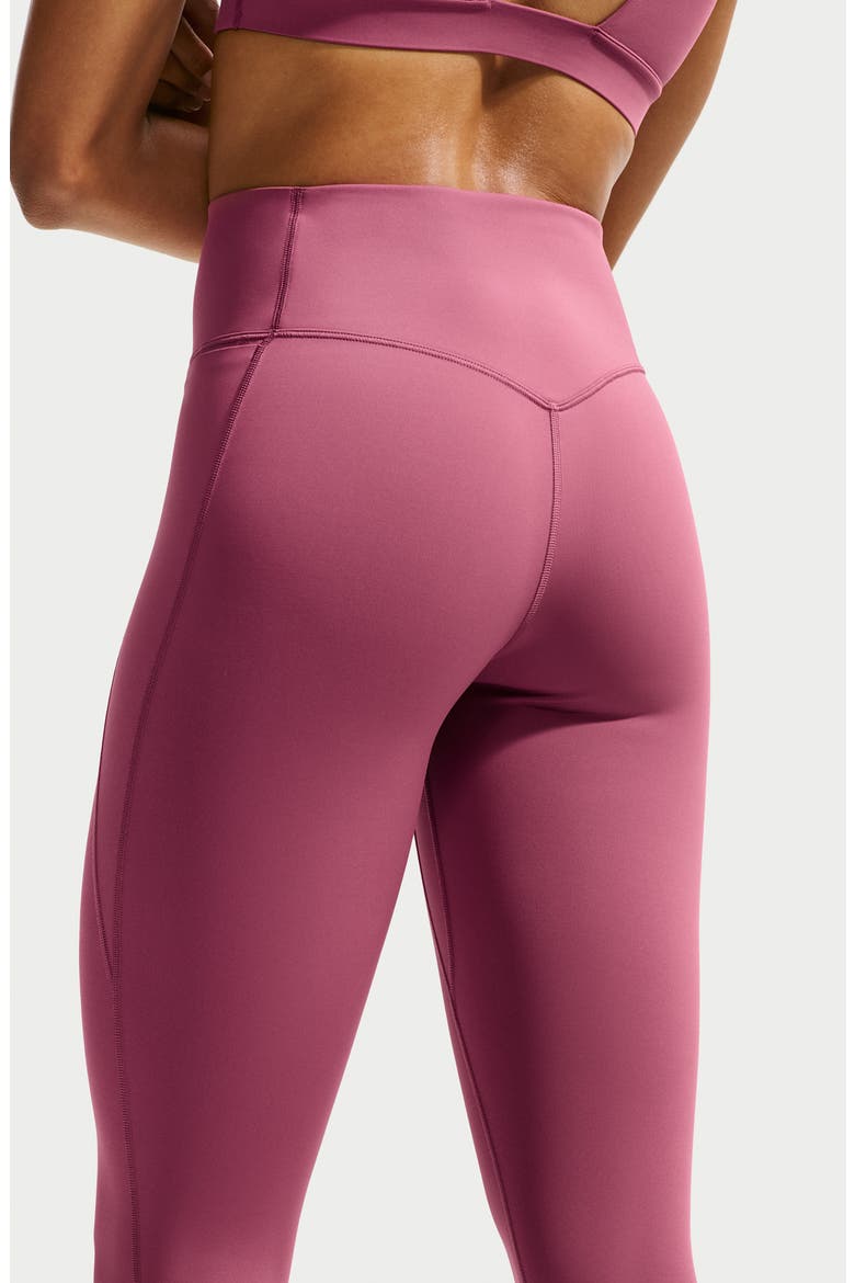 Universa Dri-FIT High Waist Pocket Leggings, Alternate, color, PINK SMOKE/ MYSTIC DATES