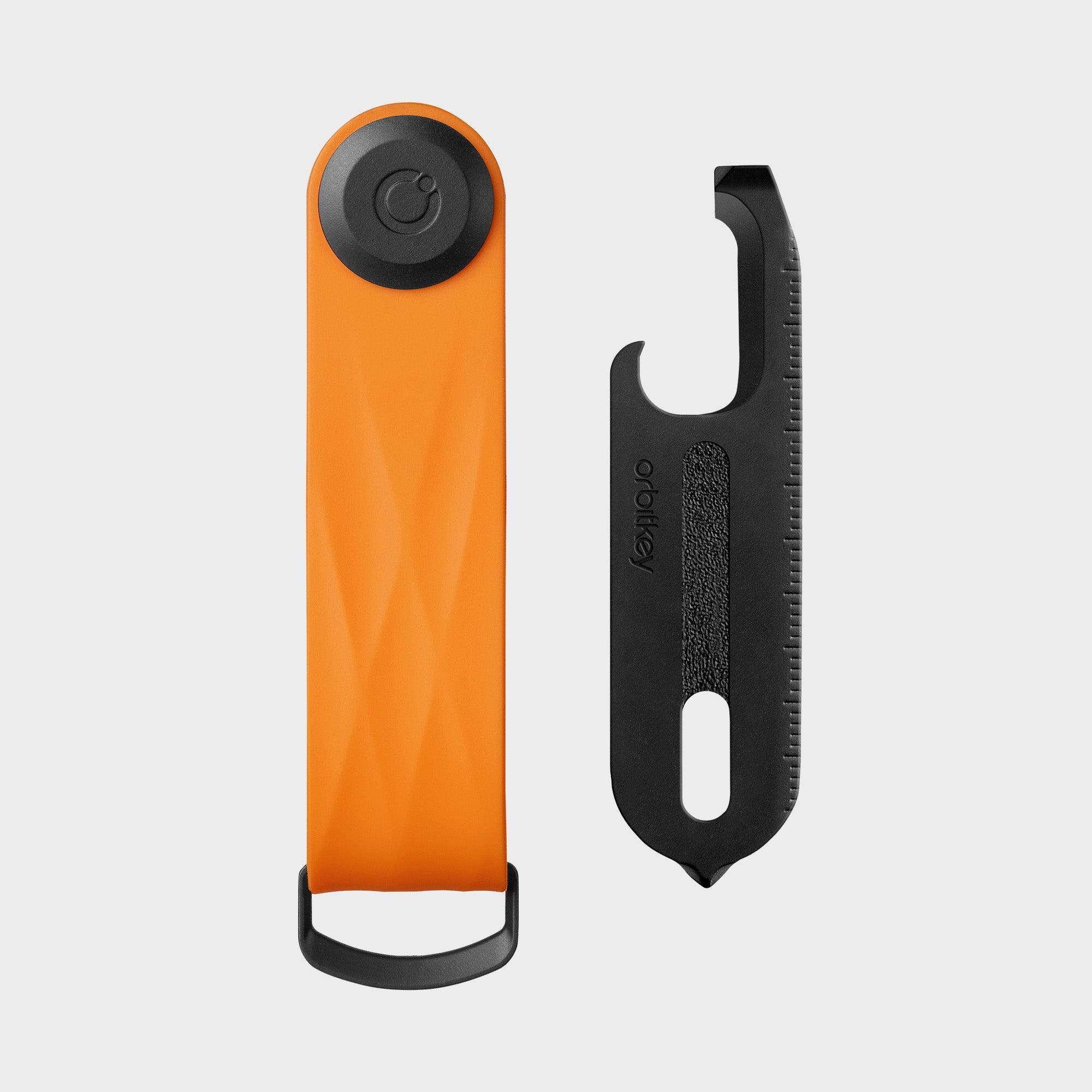 Orbitkey Active Key Organiser + Multitool v2 Set, Alternate, color, Tangerine