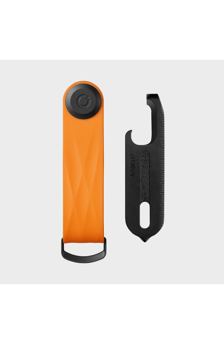 Orbitkey Active Key Organiser + Multitool v2 Set, Alternate, color, Tangerine