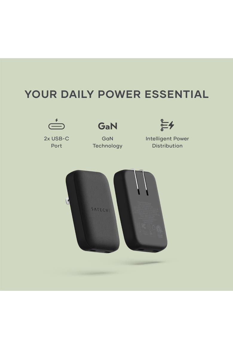 OntheGo 67W Slim Wall Charger, Alternate, color, Black