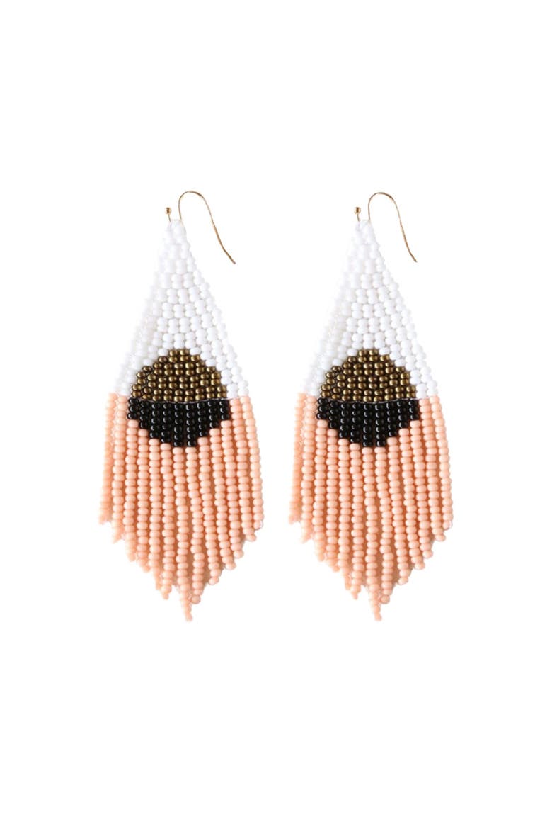 Luna Duo Embera Earring, Main, color, Multi