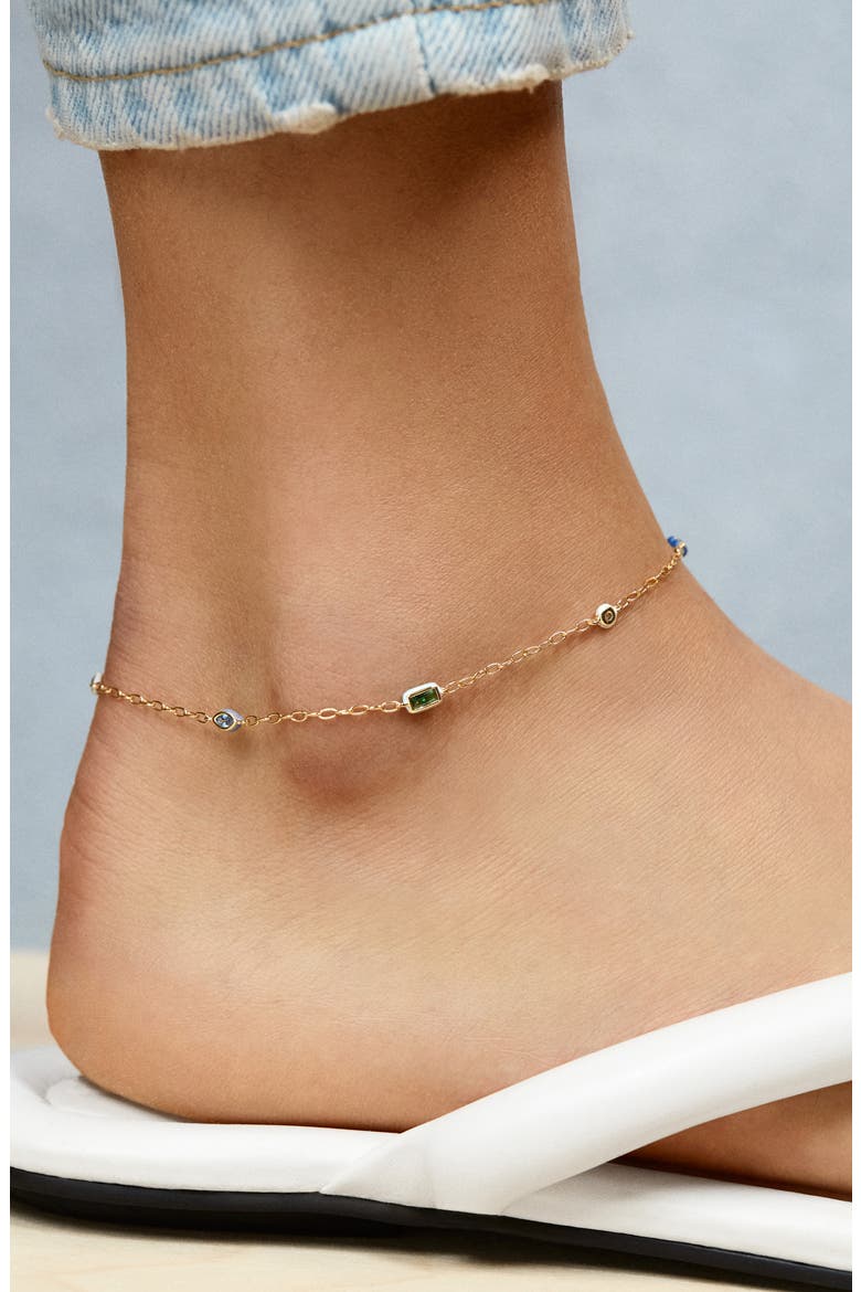 Tobi Anklet, Alternate, color, MULTI