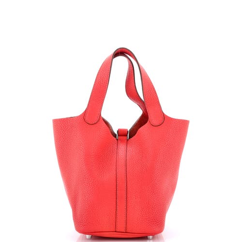 Pre-owned Hermes Hermes Picotin Lock Bag Clemence Pm