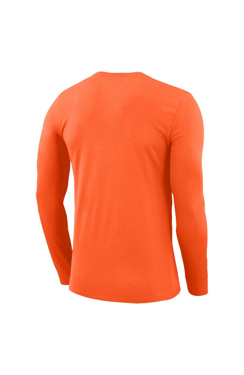 Nike Men's Nike Orange Oklahoma State Cowboys Basketball Shootaround Long Sleeve T-Shirt, Alternate, color, Orange