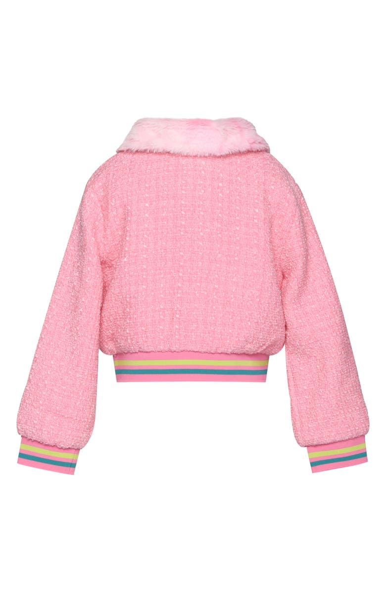 Baby Sara Kids' Love Patch Jacket, Alternate, color, Pink