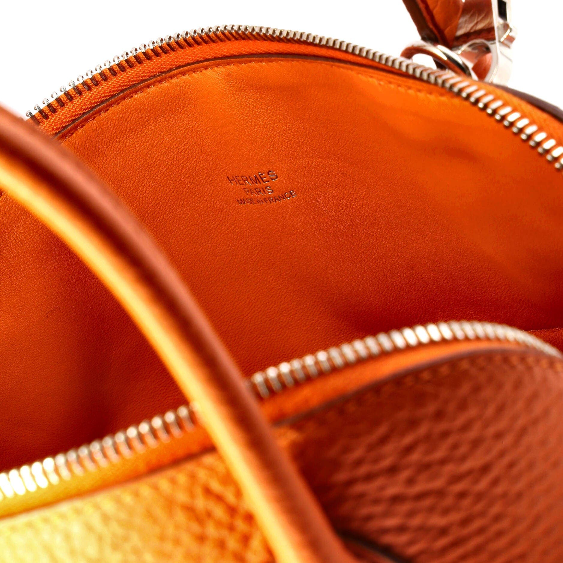 Pre-Owned Hermes Bolide Bag Clemence 31, Alternate, color, Orange H