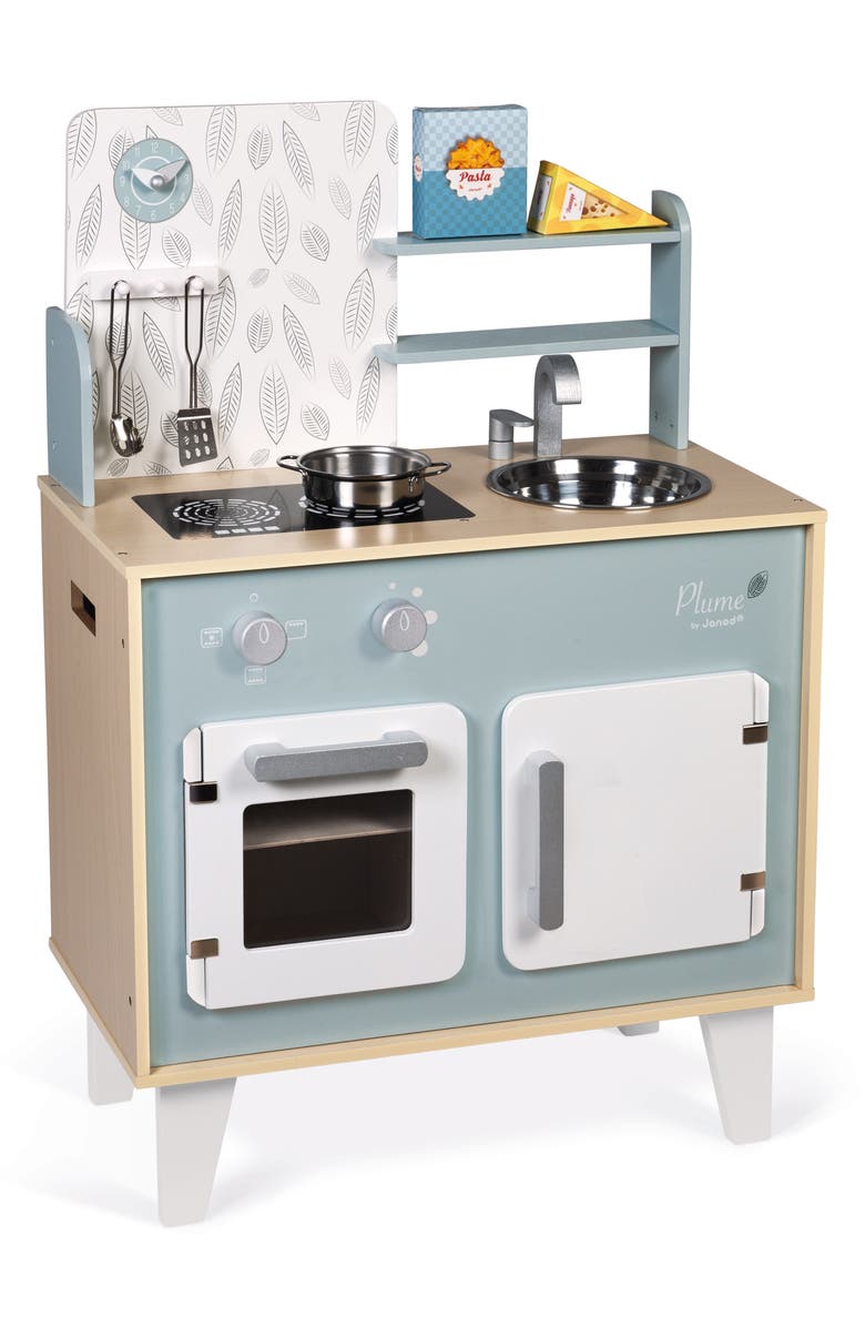 Janod Plume Kitchen Playset, Main, color, Blue