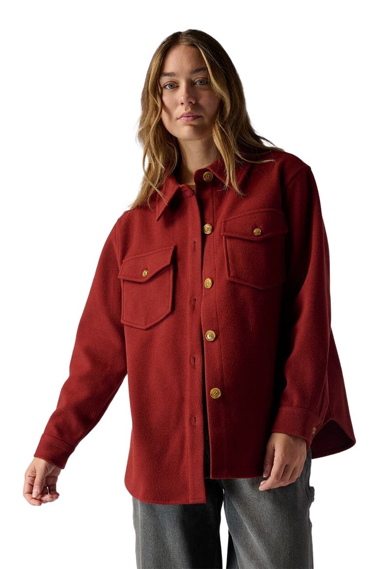 Shirt Jacket - Women's, Main, color, Fired Brick