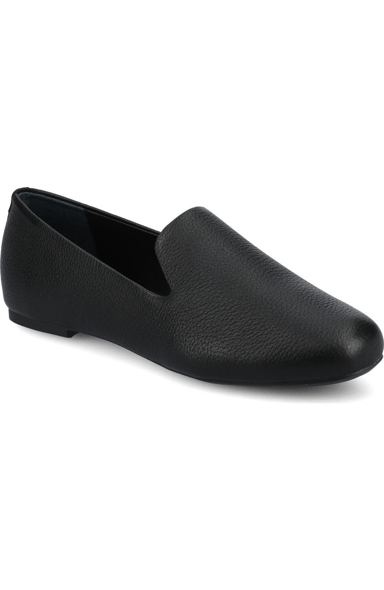Birdies The Starling Loafer Leather, Main, color, Black