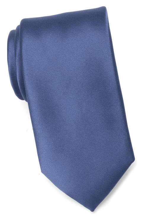 Solid Satin Tie