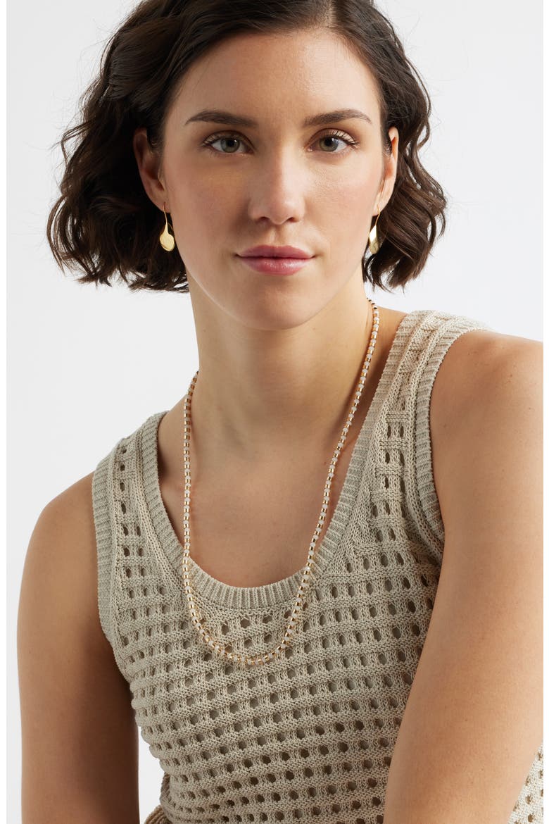 Beaded Convertible Bracelet, Alternate, color, WHITE- GOLD