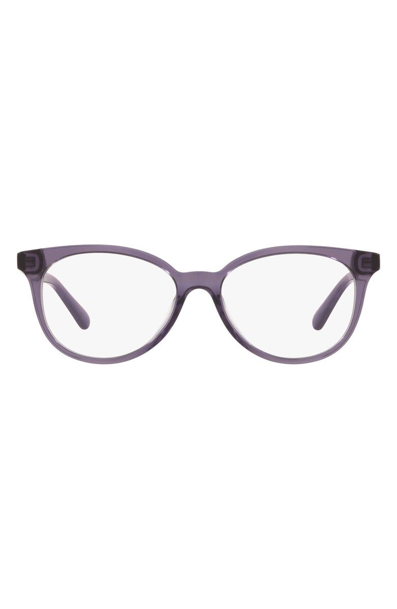 COACH 52mm Oval Optical Glasses, Main, color, 