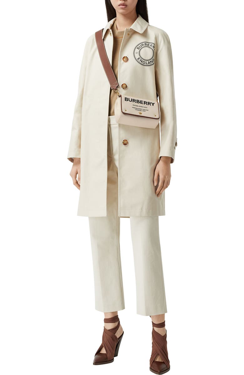 Burberry Hackberry Horseferry Print Canvas Crossbody Bag, Alternate, color,